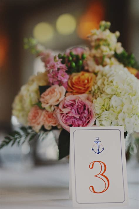 Nautical Table Numbers Elizabeth Anne Designs The Wedding Blog