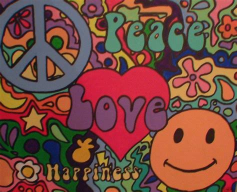 Peace Love And Happiness Ii By C On Deviantart Happy Hippie Hippie Love