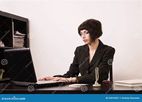 Secretary In A Office Stock Image Image Of Clerk Contemporary 24910357