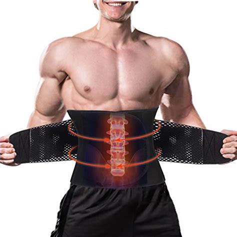 Buy Loday Back Brace Lumbar Support Belt With Dual Adjustable Straps