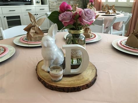 Bunny Themed Baby Shower Centerpiece Baby Shower Centerpieces Bunny