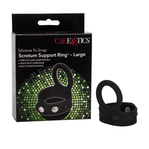 Rings Silicone Tri Snap Scrotum Support Cock Ring Cultureedit