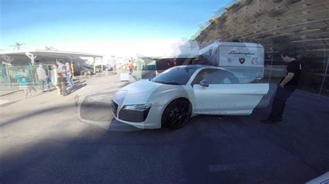 Audi R8 Bagged On Air Suspension Youtube