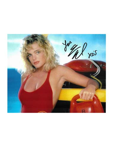X Baywatch Print Signed By Erika Eleniak Action Force Toys