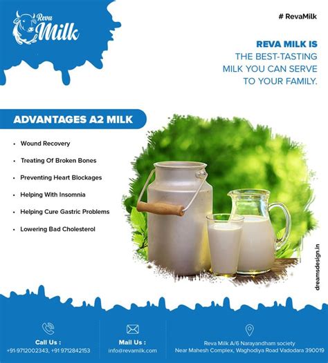 Reva A2 Milk Is Having N Number Of Advantages Try Today And Stay