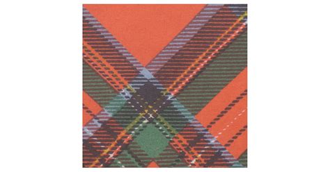 Royal Stewart Clan Plaid Scottish Tartan Fabric Zazzle
