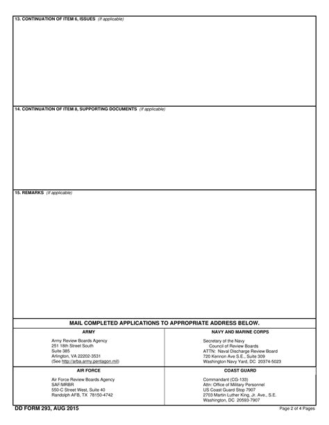 Dd Form 293 Fill Out Sign Online And Download Fillable Pdf
