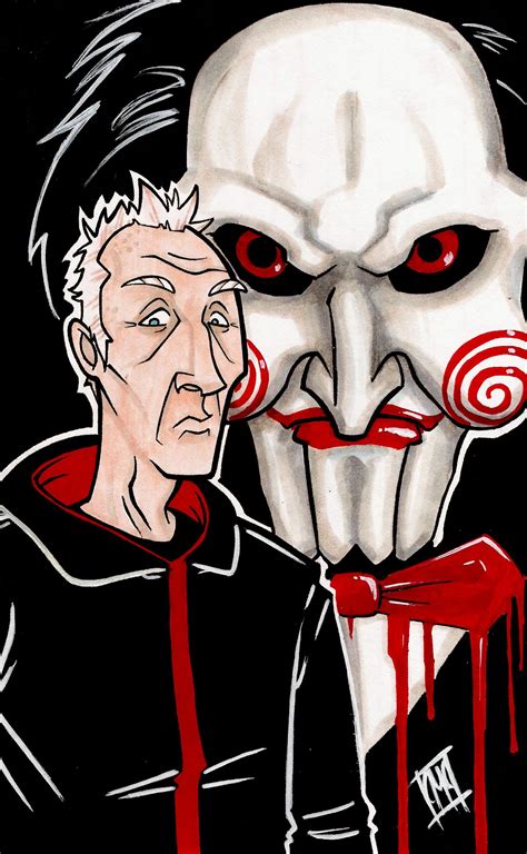 Jigsaw Art From The Saw Series Of Films Horror Cartoon Horror Icons