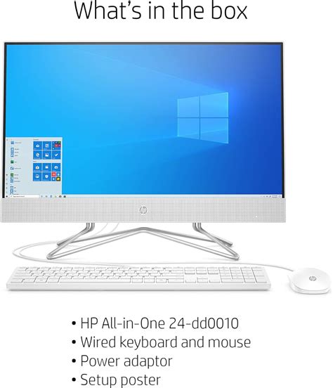 Buy Hp 24 Inch All In One Desktop Computer Amd Athlon Silver 3050u