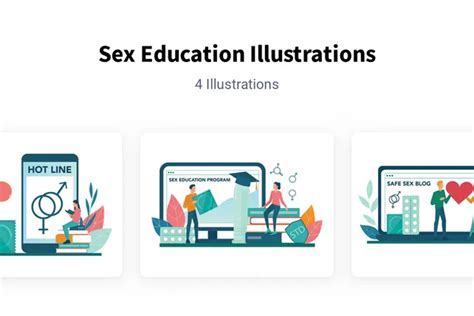 Sex Education Illustration Pack 4 People Illustrations Svg Png