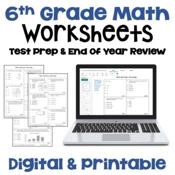 Are you looking for homeschool worksheets for preschool/kindergarten? 6th Grade Math Worksheets by Sheila Cantonwine | TpT