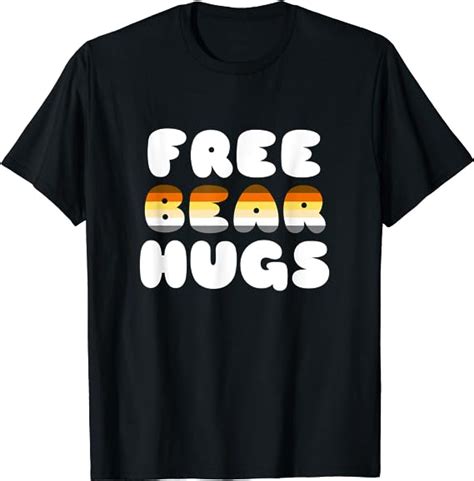 Mens Free Bear Hugs Gay Bear T Shirt Amazon Co Uk Fashion