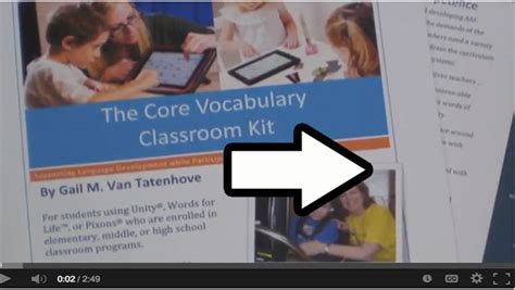 Core Word Vocabulary Classroom Kit By Gail Van Tatenhove Praactical Aac