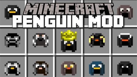 Minecraft Penguin Mod Breed All Types Of Penguins And Put Them In