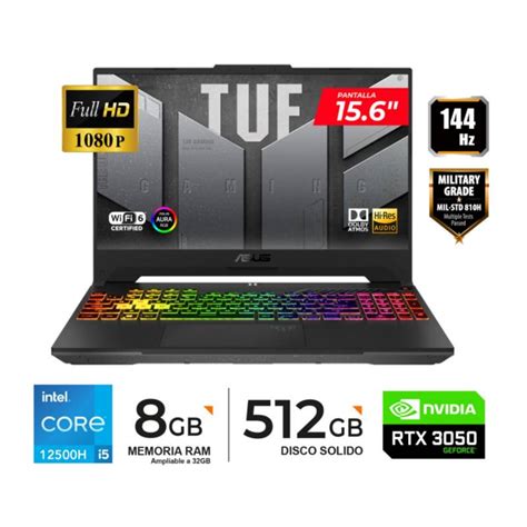 Laptop Asus Tuf Gaming F15 Fx507zc4 Hn005 156 Fhd1920x1080 Intel I5