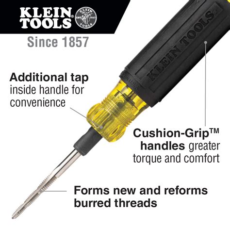 6 In 1 Tapping Tool Cushion Grip™ 626 Klein Tools