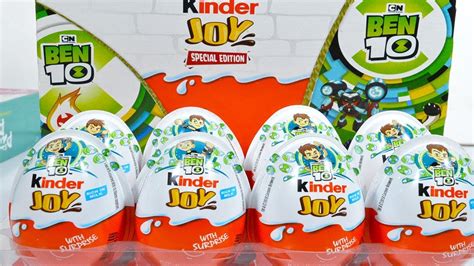 Ben 10 Kinder Joy Surprise Toy Collections Youtube