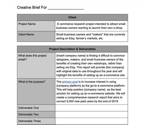 The Best Way To Write A Creative Brief With Helpful Templates