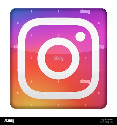 Instagram Logo Icon Stock Photo Alamy