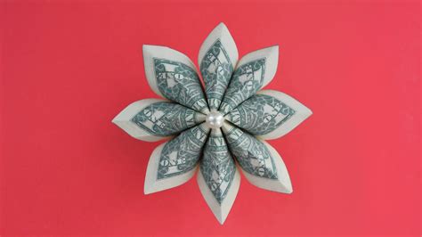 My Money Flower Modular Dollar Origami For Graduation Lei Tutorial