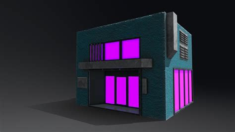 Low Poly Modular Building 1 3d Model By Aclarke064 40f0826 Sketchfab