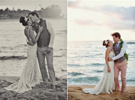 Beutiful And Intimate Destination Wedding In Hawaii Belle The Magazine