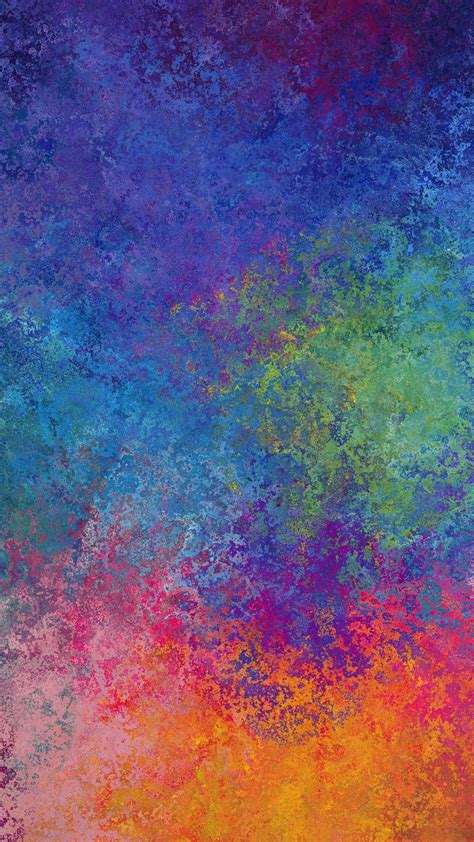 Download 1080x1920 Wallpaper Texture Colorful Splatters Samsung