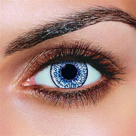 Blue Color Contact Lenses Eyes