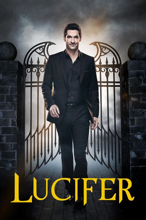 Lucifer Season Gates Variant Poster Netflix Filmes E Series