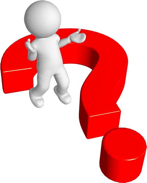 Download Guy Clipart Question Mark 3d Question Mark  Png Image