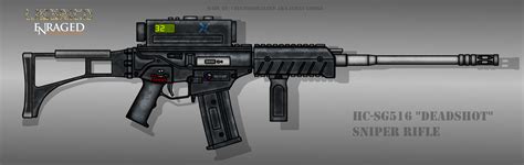 Fictional Firearm Hc Sg516 Sniper Rifle By Czechbiohazard On Deviantart