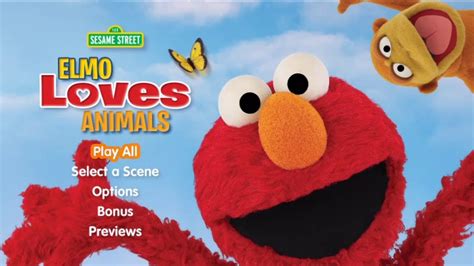 Sesame Street Elmo Loves Animals Dvd Menu Walkthrough Youtube