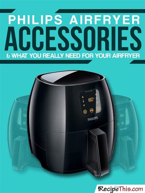 The airfryer fries the food with circulating hot air by a process. Philips Airfryer Accessories | Recipe This