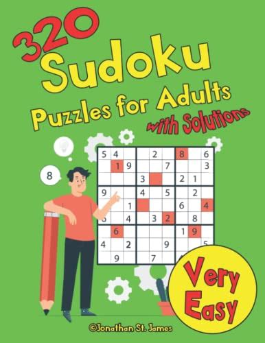 320 Sudoku Puzzles For Adults With Very Easy Level Solutions Brain