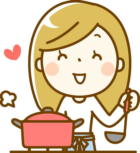 Onlinelabels Clip Art Woman Cooking 3