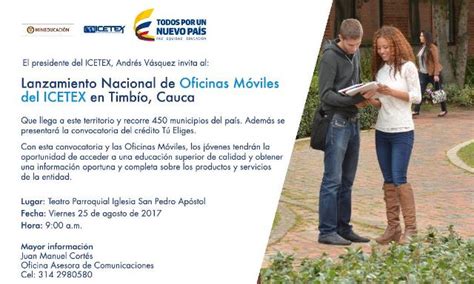 Последние твиты от icetex (@icetex). Lanzamiento Nacional de Oficinas Móviles del ICETEX ...