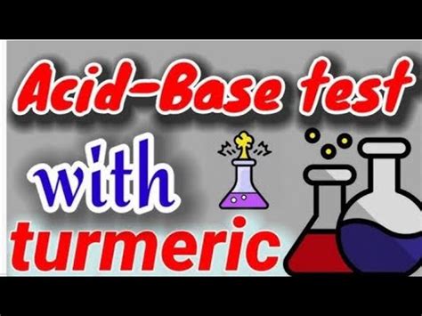 Experiment On Base With Indicator Turmeric And Baking Soda Acids