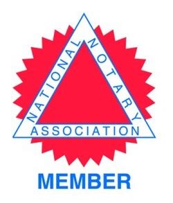 Choose from a live class or online training. National notary association Logos