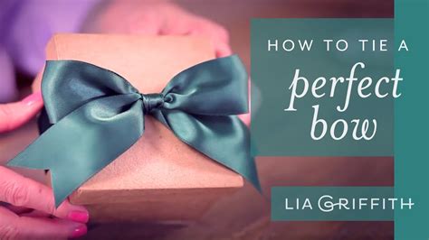 How To Tie A Perfect Bow Youtube