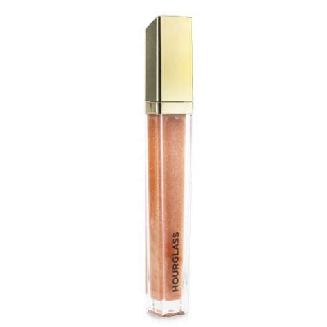 hourglass unreal high shine volumizing lip gloss ignite peach with gold shimmer 5 6g 0 2 5