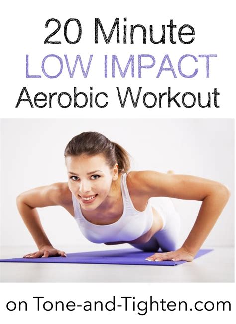 20 Minute Low Impact Aerobics Workout Tone And Tighten