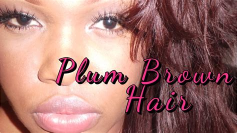 High lift dyes can't lighten darker hair colors to blonde. How To Dye Weave Plum/Burgundy - YouTube