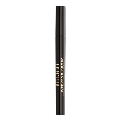 Mukana tulee kaksipäinen harja, jota voi käyttää tuotteen levittämiseen. Milani Weekend Brow Eyebrow Tint Medium Brown | lyko.com