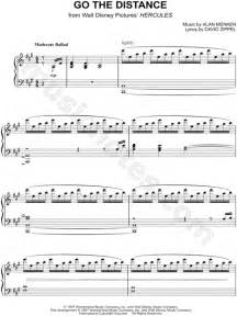 Go The Distance From Walt Disneys Hercules Sheet Music Piano Solo