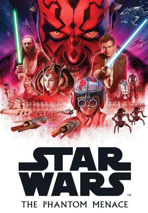 Awesome Looking Star Wars The Phantom Menace Poster One If The