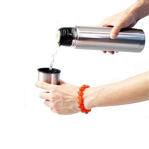 Ml Stainless Vacuum Cup Bottle Maintain Warm Travel Home Storage Warm Water