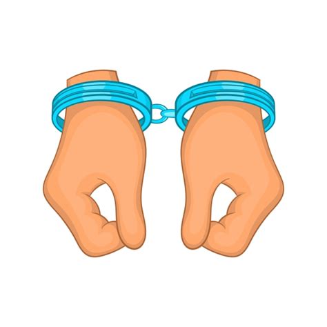 Handcuff Cartoon Clipart Transparent Png Hd Hands In Handcuffs Icon