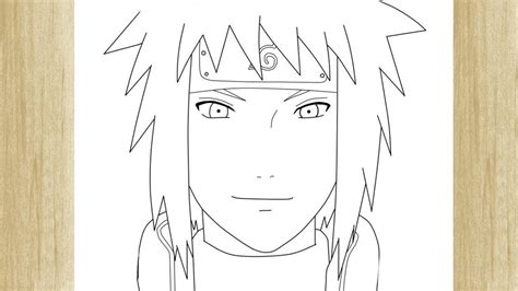 How To Draw Minato Namikaze From Naruto Como Desenhar O Minato