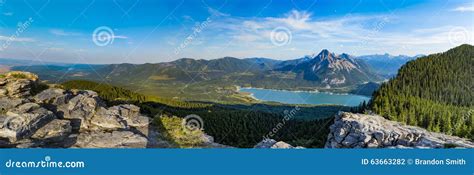 Scenic Barrier Lake Stock Photo Image Of Hike Pass 63663282