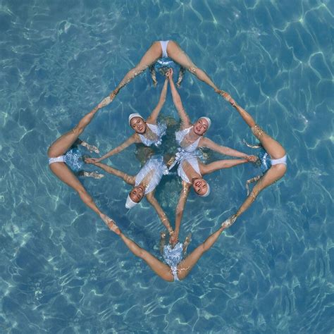 Brad Walls Captures Synchronized Swimmers From Above